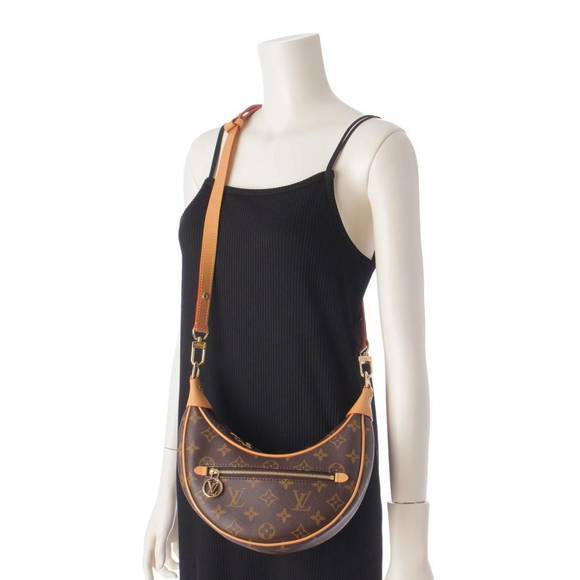 Louis Vuitton Monogram Loop Hobo Chain Shoulder Bag Brown - Picture 10 of 10